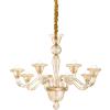 Ideal Lux Lampadario a sospensione BRIGITTA SP8 ambra di Ideal Lux