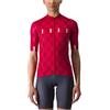 Castelli Dimensione Short Sleeve Jersey Rosso M Donna
