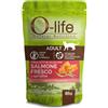 O-life Cat Adult Grain Free Straccetti in salsa 85 gr - Salmone fresco e spirulina Cibo umido per gatti