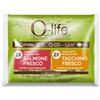 O-life Cat Sterilised Grain Free Straccetti in salsa multipack 4x85 gr - O-life multipack gatto 2x salmone fresco - 2x tacchino fresco - Cibo monoproteico gatto - 1° ORDINE? scegli lo sconto BZR5 / BZR20 + 200 punti fedeltà