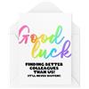 Tongue in Peach Funny New Job Cards - Biglietti di lavoro - Good Luck Finding Better Colleges Than Us - Funny Collegague Cards - Biglietto da ufficio - CBH1893