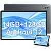 Blackview Tab 11 SE Android 12 Tablet 10.36 Pollici 14GB+128GB(TF 1TB),Octa-Core,5G WiFi+4G LTE,7680mAh,2K FHD+ Schermo,13MP+8MP,Dual SIM/OTG/GPS/BT5/Type C/3.5mm Headphone Jack/Custodia Inclusa