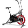 FITFIU Fitness BELI-150 - Cyclette ellittica avec la resistenza dell aria con sella regolabile e display LCD multifunzionale, macchina fitness allenamento della resistenza e l'allenamento cardio