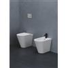 Ceramica Azzurra - FORMA filomuro Wc easy clean + bidet + coprivaso soft close