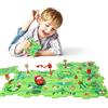 KADAYAYA Puzzle Pista Macchinine Giocattoli per Bambini 4-6 anni Pista Auto Puzzle con Veicolo da Corsa per Bambini 3-5 anni Regalo Educativo Montessori 3 4 5 6 anni