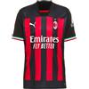 AC Milan Scudetto Stagione 2022/23 Prima Divisa Ufficiale Maglia Uomo, XL