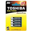 Toshiba Batterie MiniStilo AAA Alcalina LR03GCP BP-4 1Cnf/4pz