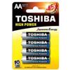 Toshiba Batterie Stilo AA Alcalina LR6GCP BP-4 1Cnf/4pz