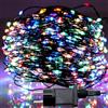 OXYN Lampadine Luci LED Natale Alimentazione 230V Colore Filo Verde Lampada Casa Albero Decorazioni Natalizie Stringa Presepe Giochi Luce Esterni Interni Flessibile (300 LED 20 metri Multi Colore)
