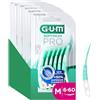 GUM SOFT-PICKS PRO Scovolini interdentali | design curvo per un facile accesso alle aree difficilmente raggiungibili | azione delicata per gengive sensibili | [M - 6x60]
