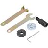Akozon Mandrino Adattatore, Accoppiatore Albero Motore M10-5/8 / 10 / 12mm Manicotto Attacco Lama per Angle Grinder, con Dado Chiave e Cut Off Ruote a Disco Tools ecc. (8mm)