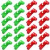 JNNJ 24 Pezzi Clip per Asta Serratura Porta Auto, Fissaggi in Plastica per Serratura Porta Auto, Porta Lock Rods End Clip, Fissaggio Asta Di Bloccaggio per Porte in Plastica, Per Ricambi Auto