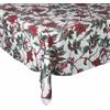 Villa d'Este Home Tivoli Tovaglia natalizia140x180 cm in cotone, 8 posti tavola, Traditional Christmas