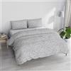Italian Bed Linen PRINTED COLORS Parure Copripiumino made in Italy, MONKEYS FUMO, Matrimoniale