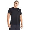 Nike M NK DF SUPERSET Top SS T-Shirt, Black/(White), 2XL Uomo