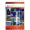 Afie Biglietto Felice Anno Nuovo I Migliori Auguri in Oro Lucido con Busta Uccello Rosso Natura in Inverno sotto la Neve Fiocchi Giardino Foresta Abete Bacche Rosse Candela Lanterna Desideri 61-4053-A BA