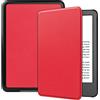 YHFZR Cover Custodia per New Kindle 11th. Generation 2022, Ultra Case con Funzione di Supporto, Auto Svegliati/Sonno Custodia Rigida per New Kindle 11th. Generation (6.8, 2022 Release), Rosso