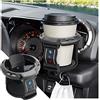 JNNJ Portabicchieri per Auto, Ventilazione Universale Dell'auto Del Supporto Della Bevanda, Porta Bevande Auto Regolabile per Bocchette Ventilazione Auto, Portabottiglie per Bibite, Acqua(Nero/Grigio)