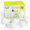 GY E27 LED bianco caldo 6,5W 3000K 1050 lumen lampadina bianco caldo, A60 lampada a risparmio energetico sostituisce 75W lampada, lampadine LED non dimmerabili, 6 pezzi