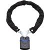 Sterling 809CS - Catena di sicurezza con lucchetto resistente, 8 mm, colore: Nero