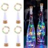 Esoes Luci a LED per bottiglie, alimentate tramite USB, ricaricabili, 2 m, 20 LED, cielo stellato, per Natale, Halloween, feste, matrimoni, compleanni, 4 pezzi
