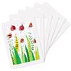 YIYINOE Cornice 21 x 29.7 cm DIN A4,Set di 6 Cornici Foto da Parete,Corni di Cartone con Pellicola Plastica Antipolvere ad Alta Trasparenza,Bianca