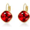 YONVUN Austriaco Cristallo Goccia pendenti Leverback Orecchini | Placcato 18K Gold zircone pietra preziosa cerchio argento Pendenti Gioielli Regalo per Moglie Mamma Figlia Fidanzata