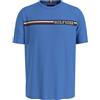 Tommy Hilfiger MONOTYPE Chest Stripe Tee MW0MW33688, Uomo, Blu (Blue Spell), XS