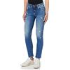 REPLAY Jeans Donna Faaby Slim Fit Elasticizzati, Blu (Light Blue 010), W25 x L32