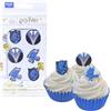 PME Harry Potter Set 6 Decorazioni di Zucchero edibili per cupcakes, Ravenclaw