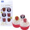 PME Harry Potter Set 6 Decorazioni di Zucchero edibili per cupcakes, Gryffindor