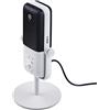 Elgato Wave:3 White, microfono condensatore USB premium per streaming, podcast, gaming e home office, software di mixaggio gratis, plug-in per effetti audio, anti-distorsione, plug 'n play, Mac, PC