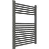ERCOS Scaldasalviette Termoarredo Bagno Dimensioni 600x770 MM Radiatore Colore Quarzo Opaco , Attacchi da 1/2 Fornito Con Kit Montaggio