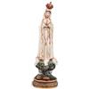 DRW Statuetta Madonna di Fatima in Resina dipinta a mano 15 cm