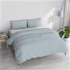 Italian Bed Linen PRINTED COLORS Parure Copripiumino made in Italy, MAIDEN ACQUA, Matrimoniale