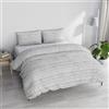 Italian Bed Linen PRINTED COLORS Parure Copripiumino made in Italy, STRAITS TORTORA, Matrimoniale