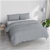 Italian Bed Linen PRINTED COLORS Parure Copripiumino made in Italy, MAIDEN BLU, Matrimoniale