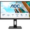AOC U27P2CA Monitor PC 68,6 cm (27) 3840 x 2160 Pixel 4K Ultra HD LED Nero [U27P2CA]