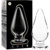 Ibiza Nebula Model 4 Anal Plug Borosilicate Glass 11x5cm Clear