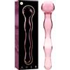 Ibiza Nebula Model 13 Dildo Borosilicate Glass 18x3.5cm Pink