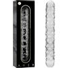Ibiza Nebula Model 15 Dildo Borosilicate Glass 18.5x3cm Clear