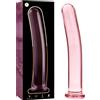 Ibiza Nebula Model 17 Dildo Borosilicate Glass 18.5x3cm Pink