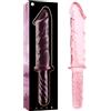 Ibiza Nebula Model 24 Dildo Borosilicate Glass 28.5x5cm Pink