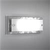 Top Light Illuminazione Tray applique grande 2 luci foglia argento- TopLight Illuminazione 1087/AG-FA