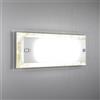 Top Light Illuminazione Tray applique grande 2 luci foglia oro- TopLight Illuminazione 1087/AG-FO