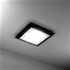 Top Light Illuminazione Tray plafoniera 45 cm. 2 luci nera- TopLight Illuminazione 1087/45-NE