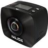 Nilox, Action Cam EVO 360 +, Full HD 1920x960p, 30 fps, 4.5 MP, Riprese a 360°, Nera
