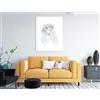 Oedim Quadro in Pegasus Ritratto volto donna | 50 x 65 cm | Quadro da parete leggero, resistente ed economico
