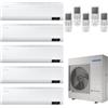 Samsung CONDIZIONATORE SAMSUNG CEBU PENTA SPLIT 7000+7000+7000+7000+12000 BTU INVERTER R32 AJ100 A++/A+ WIFI