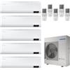 Samsung CONDIZIONATORE SAMSUNG CEBU PENTA SPLIT 7000+7000+12000+12000+12000 BTU INVERTER R32 AJ100 A++/A+ WIFI